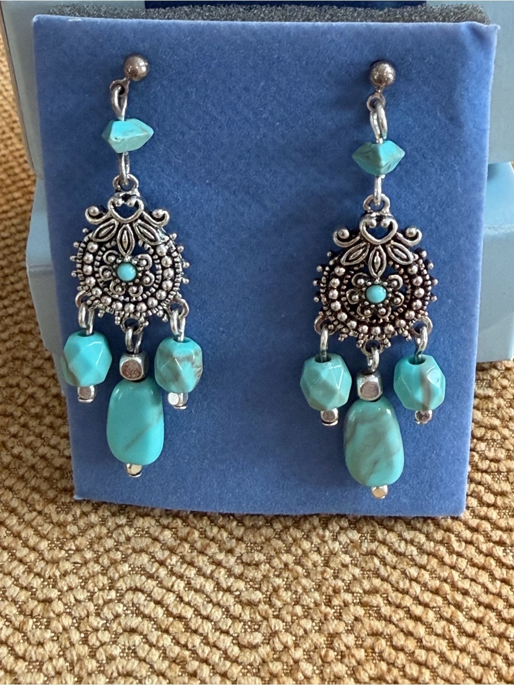 Avon chandelier earrings new in box